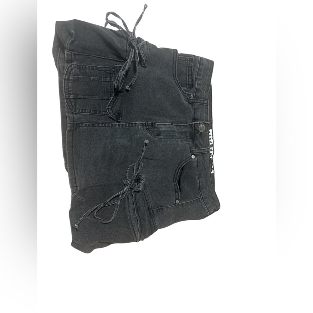 VIP Charcoal Black Jean skirt